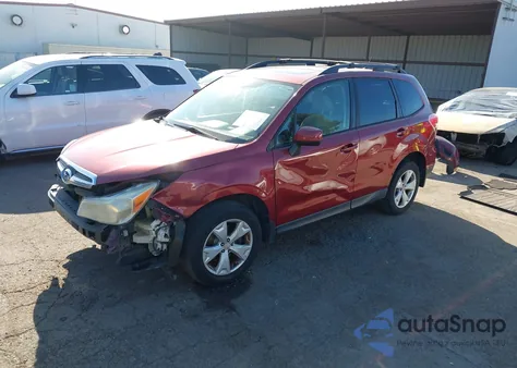 2015 Subaru Forester 2.5I Premium from USA, damaged, VIN JF2SJADC5FH492214